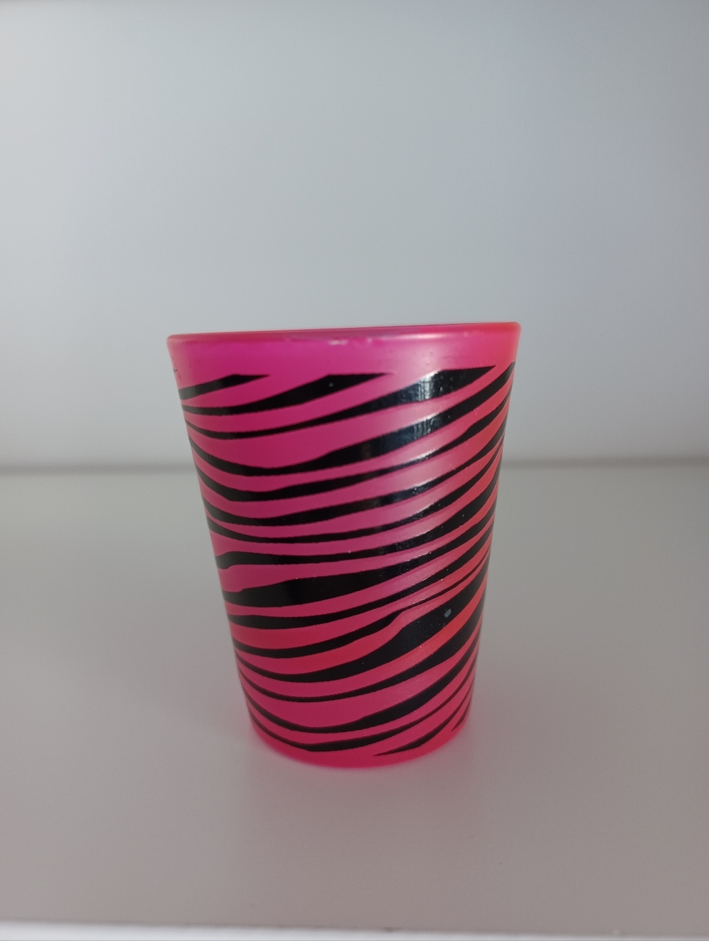 Zebra Print Pink Shot Glass Collectible - Picture 4 of 6